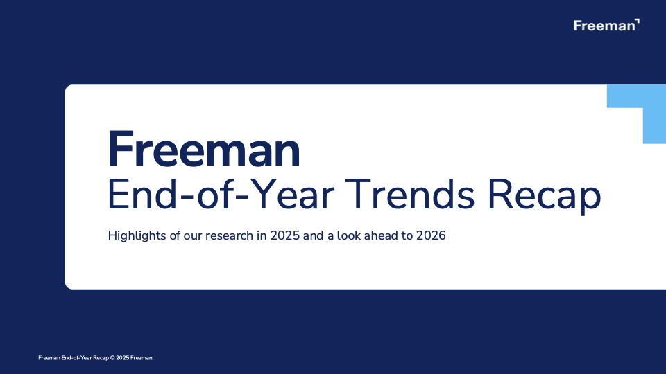 Freeman End-of-Year Trends Recap